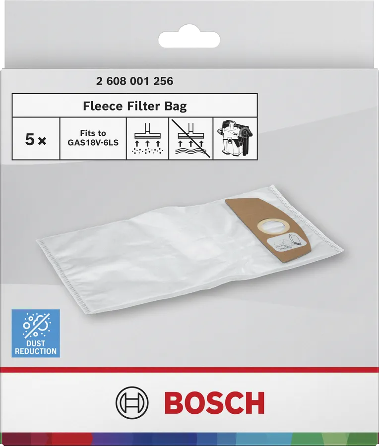 Flísový filtrační sáček Bosch pro vysavač GAS18V-6LS.